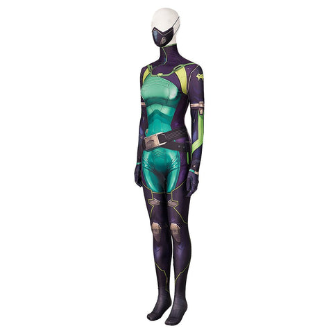 Viper Valorant Cosplay Costume - Premium Game Character Outfit - Coscosmos