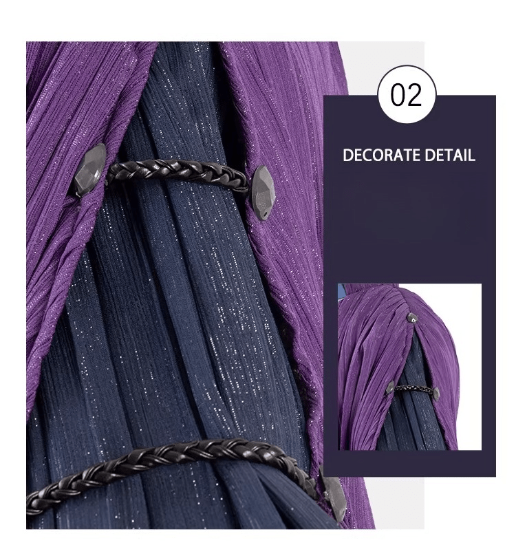 WandaVision Agatha Harkness Cosplay Costume, Scarlet Witch TV Show Outfit for Women - Coscosmos