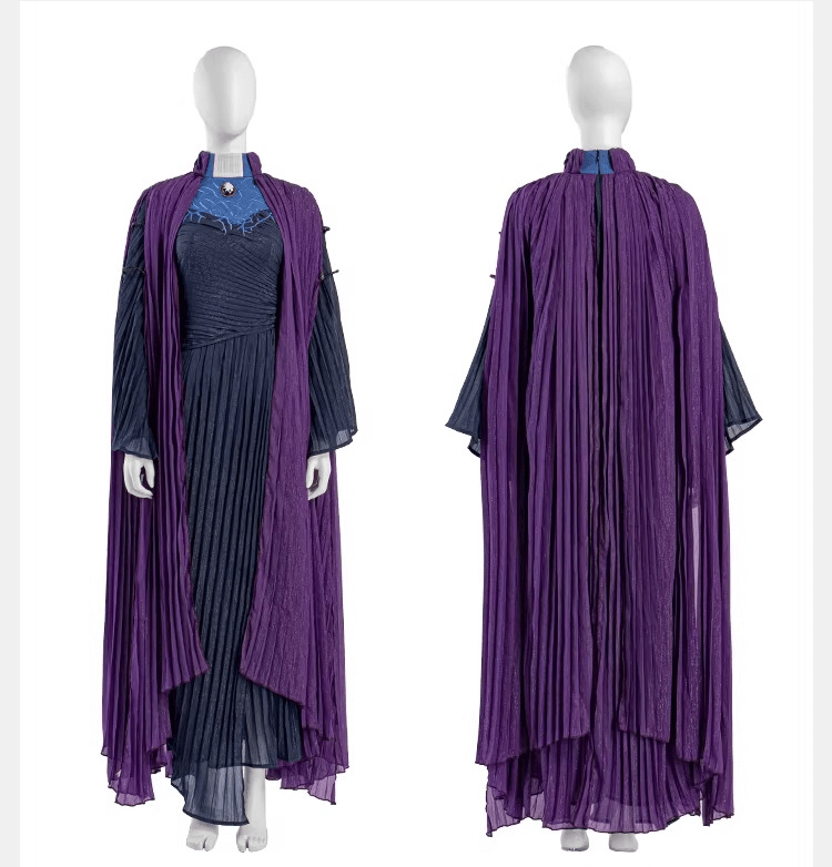 WandaVision Agatha Harkness Cosplay Costume, Scarlet Witch TV Show Outfit for Women - Coscosmos