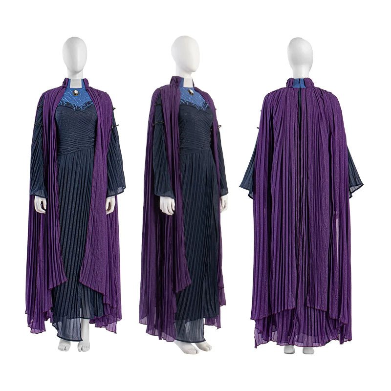 WandaVision Agatha Harkness Cosplay Costume, Scarlet Witch TV Show Outfit for Women - Coscosmos