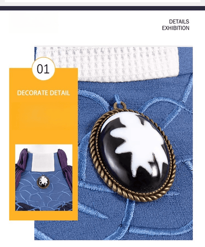 WandaVision Agatha Harkness Cosplay Costume, Scarlet Witch TV Show Outfit for Women - Coscosmos