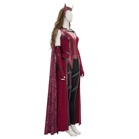 WandaVision Scarlet Witch Second Version Cosplay Costume - Coscosmos