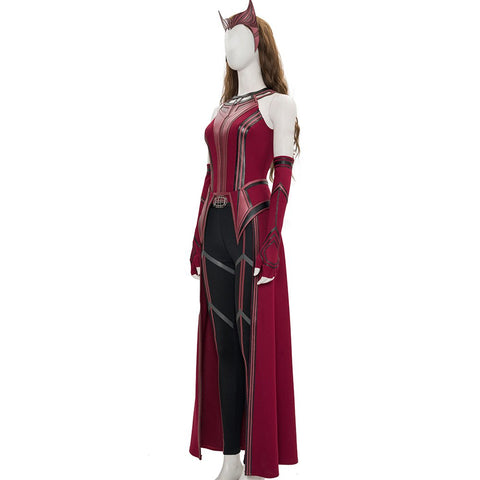 WandaVision Scarlet Witch Second Version Cosplay Costume - Coscosmos