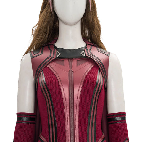 WandaVision Scarlet Witch Second Version Cosplay Costume - Coscosmos