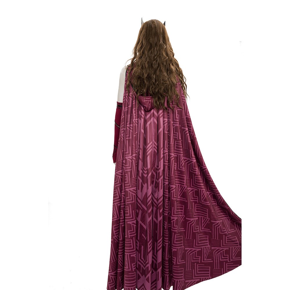 WandaVision Scarlet Witch Second Version Cosplay Costume - Coscosmos