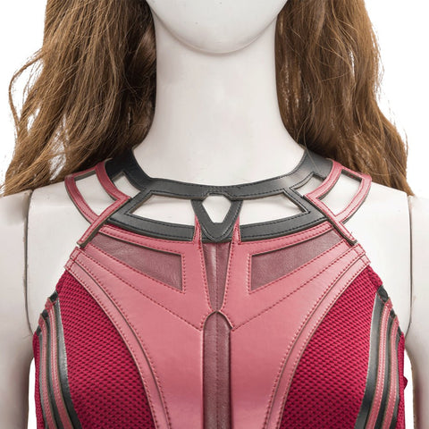 WandaVision Scarlet Witch Wanda Maximoff Second Version Cosplay Costume - Coscosmos