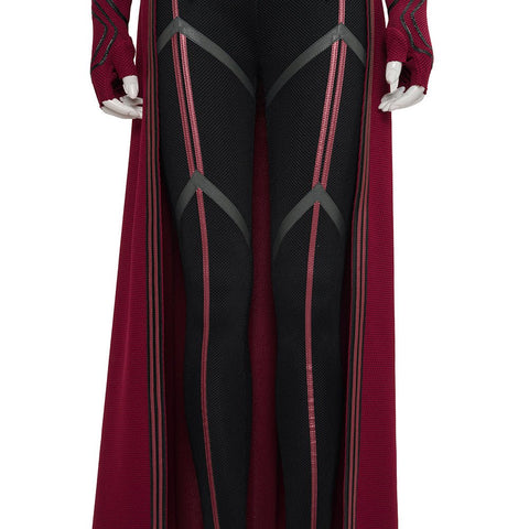 WandaVision Scarlet Witch Wanda Maximoff Second Version Cosplay Costume - Coscosmos