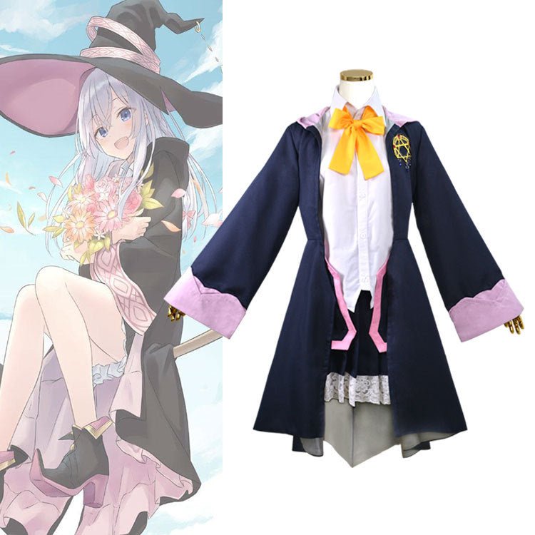 Wandering Witch: The Journey of Elaina Cosplay Costume Elaina Witch Outfit Full Set - Coscosmos