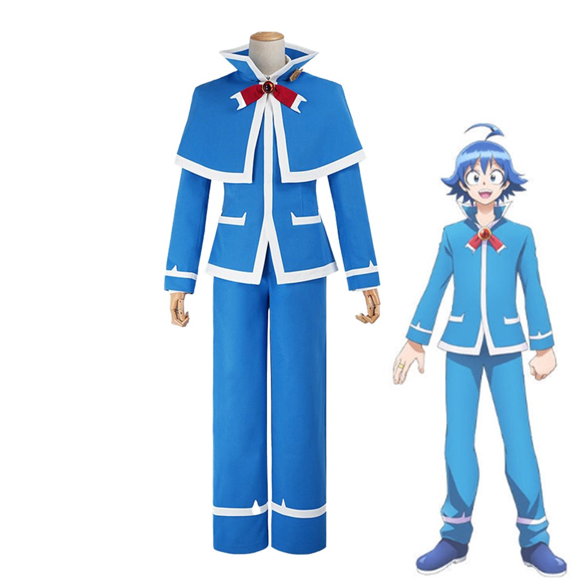 Welcome to Demon School! Iruma - kun Suzuki Iruma Demon School Uniform Cosplay Costume Full Set - Coscosmos