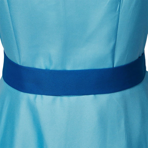Wendy Darling Blue Princess Dress - Peter Pan Inspired Wendy Outfit for Halloween Cosplay & Carnival - Coscosmos