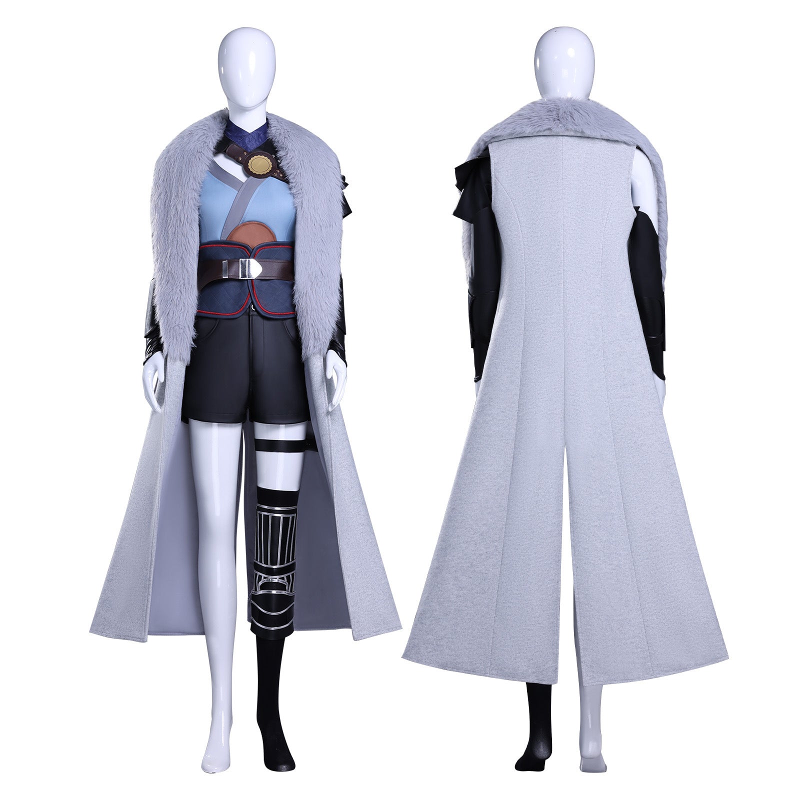 White Moon Kui Cosplay Costume from Dawn of the Future Season 2 - Coscosmos