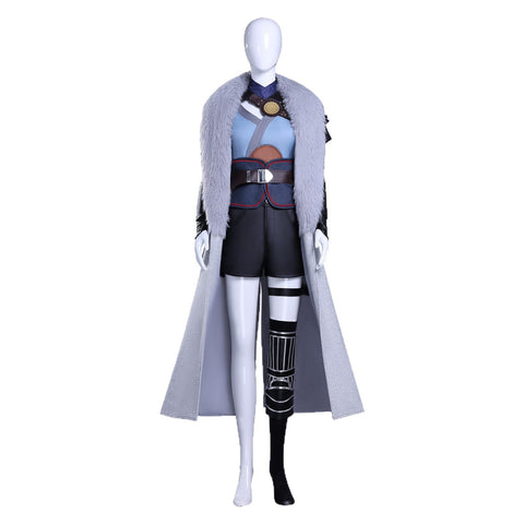 White Moon Kui Cosplay Costume from Dawn of the Future Season 2 - Coscosmos