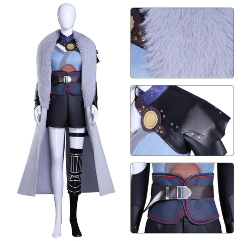 White Moon Kui Cosplay Costume from Dawn of the Future Season 2 - Coscosmos