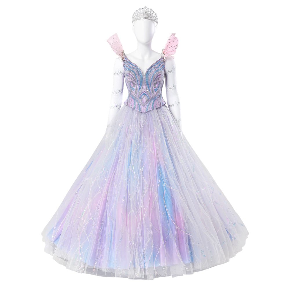 Wicked: The Musical Glinda the Good Witch Complete Costume Set - Coscosmos