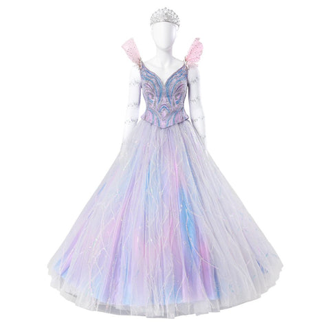 Wicked: The Musical Glinda the Good Witch Complete Costume Set - Coscosmos