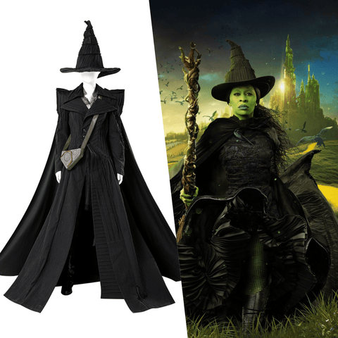 Wicked: The Untold Story of the Witches of Oz Elphaba Full Costume Set - Coscosmos