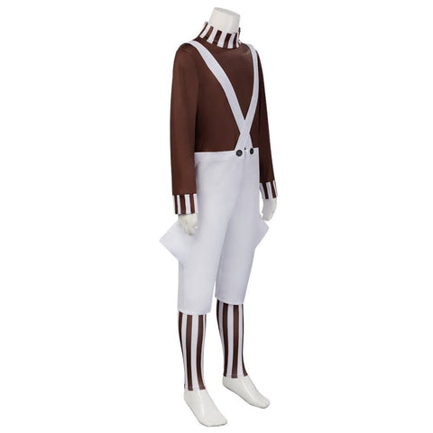 Willy Wonka & the Chocolate Factory Oompa Loompa Cosplay Costume - Coscosmos