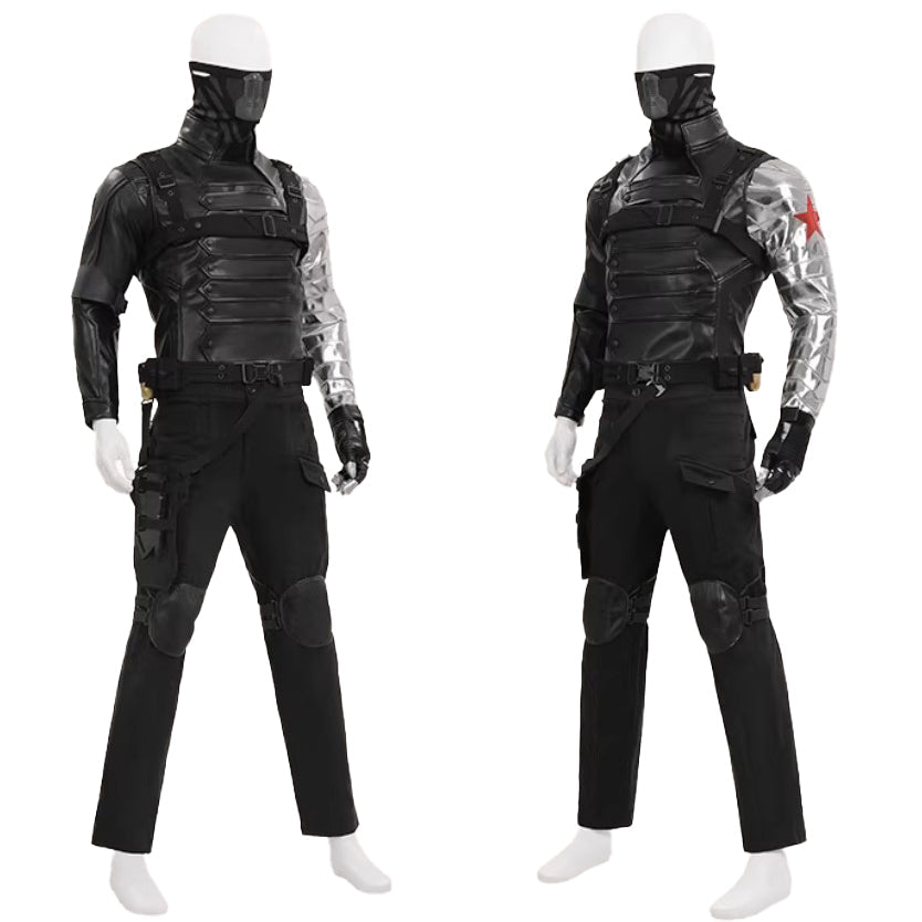 Winter Soldier Cosplay Costume Outfit for Men from Captain America: The Winter Soldier Movie - Coscosmos