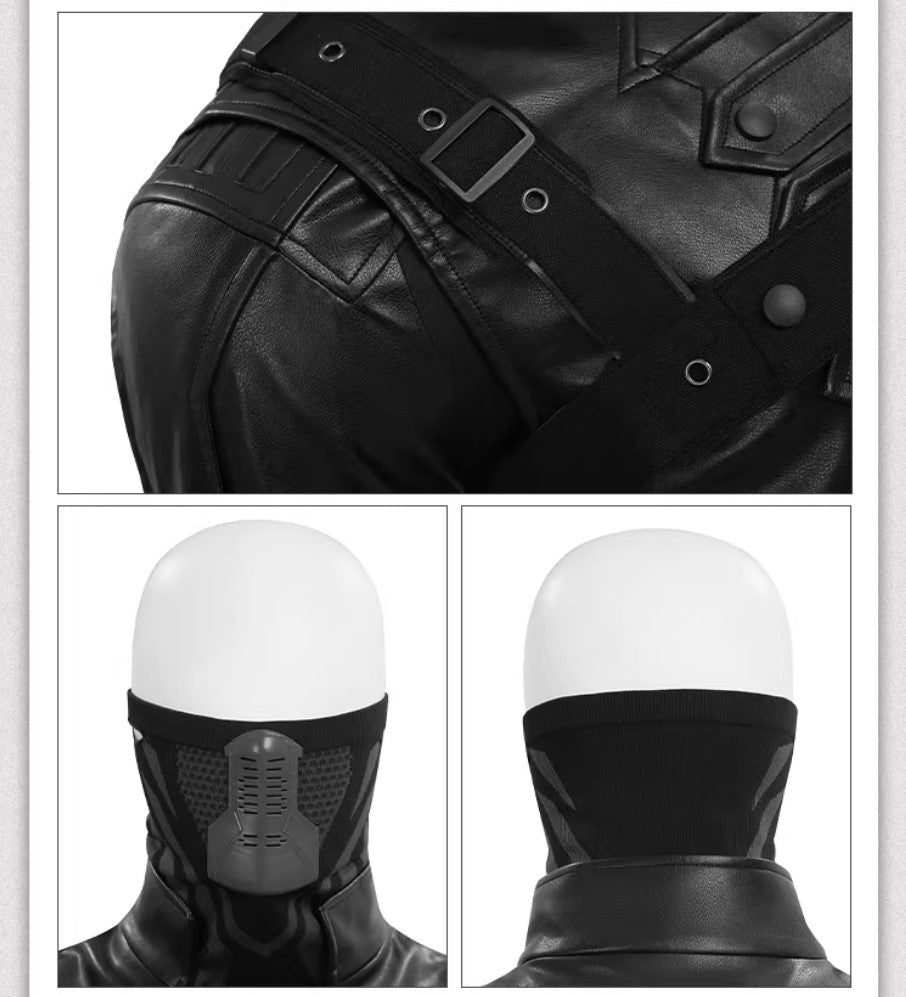 Winter Soldier Cosplay Costume Outfit for Men from Captain America: The Winter Soldier Movie - Coscosmos