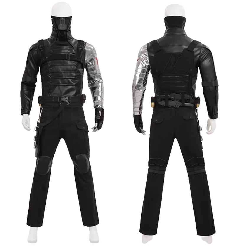 Winter Soldier Cosplay Costume Outfit for Men from Captain America: The Winter Soldier Movie - Coscosmos