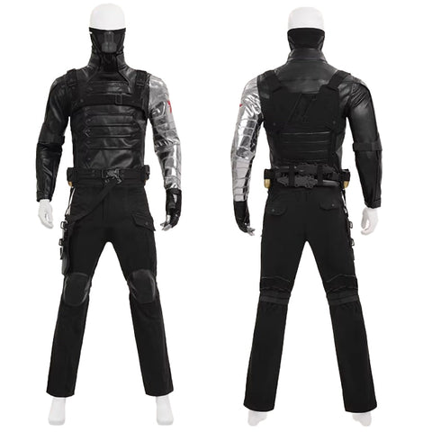 Winter Soldier Cosplay Costume Outfit for Men from Captain America: The Winter Soldier Movie - Coscosmos
