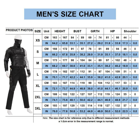 Winter Soldier Cosplay Costume Outfit for Men from Captain America: The Winter Soldier Movie - Coscosmos