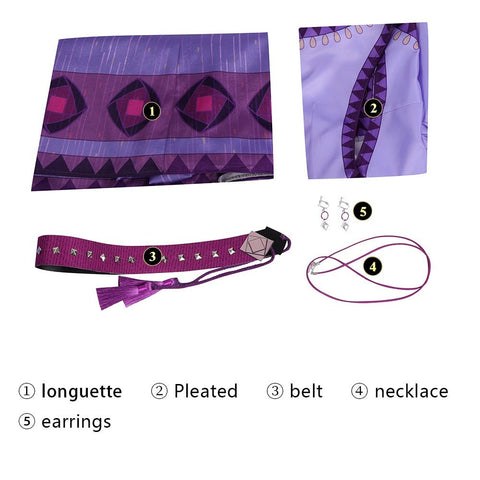 Wish Asha 2023 Movie Cosplay Costume - Asha Character Outfit - Coscosmos