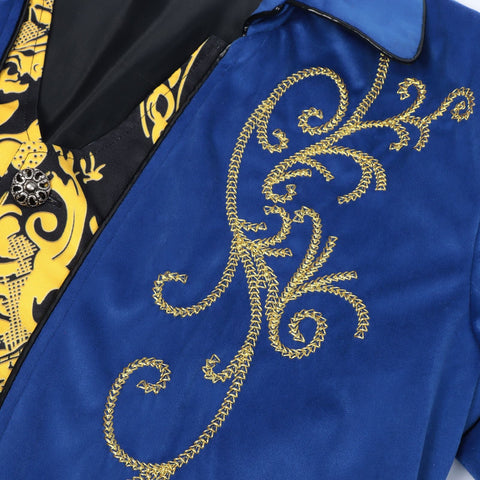 Wish New Arrival Medieval Punk Retro Men's Tailcoat Cosplay Costume - Coscosmos