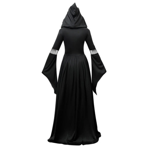 Witch Dress with Hood - Skull Sorceress Cosplay Costume for Stage Performance - Coscosmos