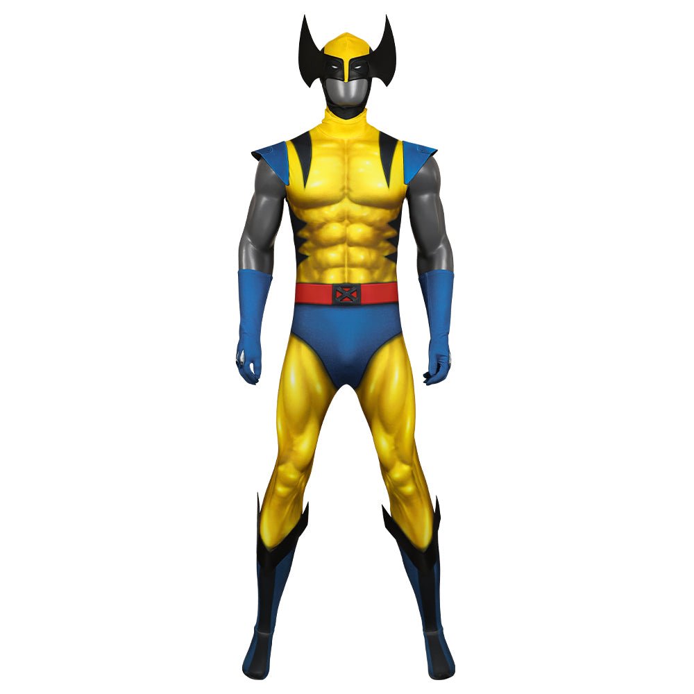 Wolverine X - Men Cosplay Costume - Bodysuit, Mask & Claws for Superhero Fans - Coscosmos