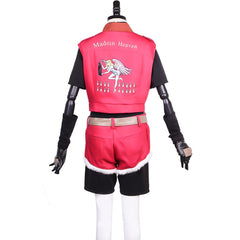 Women Evil Cosplay Claire Redfield Costume Coat, Shirt, Shorts with Belt - Complete Halloween Cosplay Outfit - Coscosmos