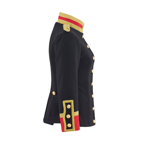 Women’s Black Officer Coat – Cosplay Costume - Coscosmos