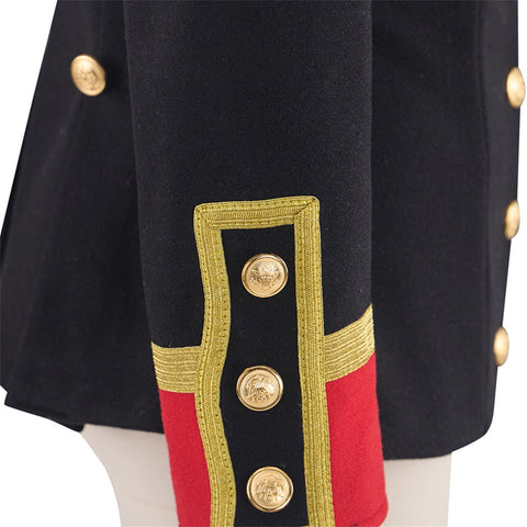 Women’s Black Officer Coat – Cosplay Costume - Coscosmos