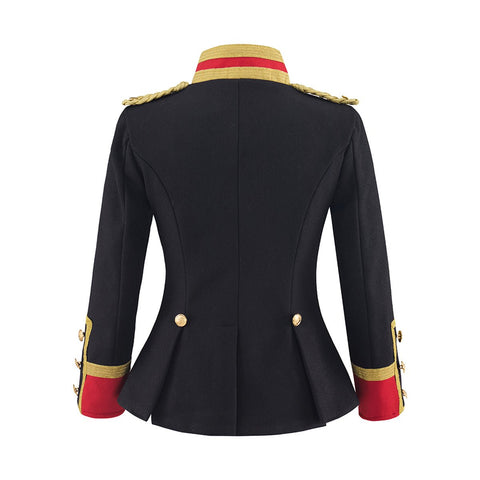 Women’s Black Officer Coat – Cosplay Costume - Coscosmos