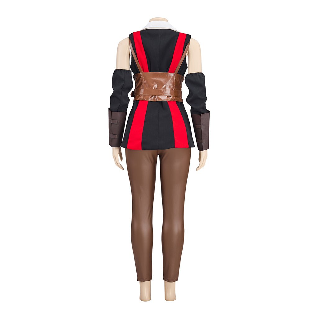 Women's Stylish PU Leather Jacket & Pants Set – Perfect for Cosplay & Cool Outfits - Coscosmos
