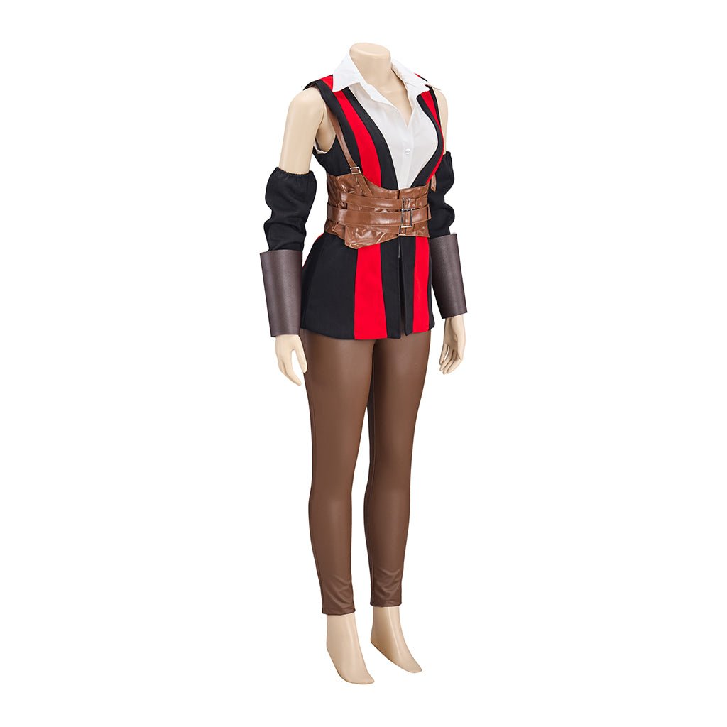 Women's Stylish PU Leather Jacket & Pants Set – Perfect for Cosplay & Cool Outfits - Coscosmos