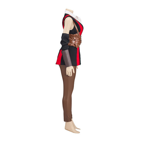 Women's Stylish PU Leather Jacket & Pants Set – Perfect for Cosplay & Cool Outfits - Coscosmos