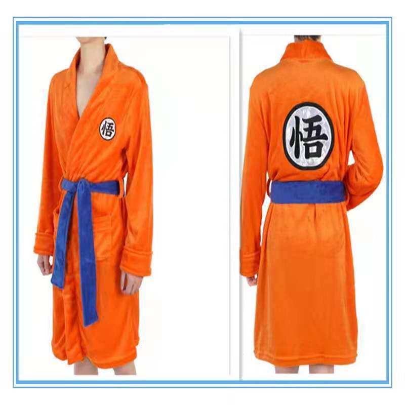 Wukong Flannel Cosplay Sleepwear Pajamas Bathrobe Homewear Costume for Halloween Anime Party - Coscosmos