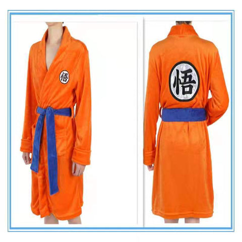 Wukong Flannel Cosplay Sleepwear Pajamas Bathrobe Homewear Costume for Halloween Anime Party - Coscosmos