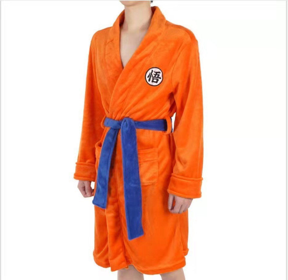Wukong Flannel Cosplay Sleepwear Pajamas Bathrobe Homewear Costume for Halloween Anime Party - Coscosmos
