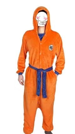 Wukong Flannel Cosplay Sleepwear Pajamas Bathrobe Homewear Costume for Halloween Anime Party - Coscosmos