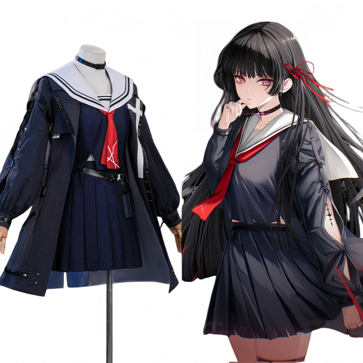 Wuthering Waves - Complete Cosplay Costume Set of Character Chixia - Coscosmos