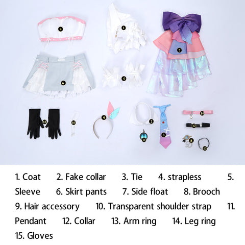 Wuthering Waves Dania Anniversary Cosplay Costume - Coscosmos