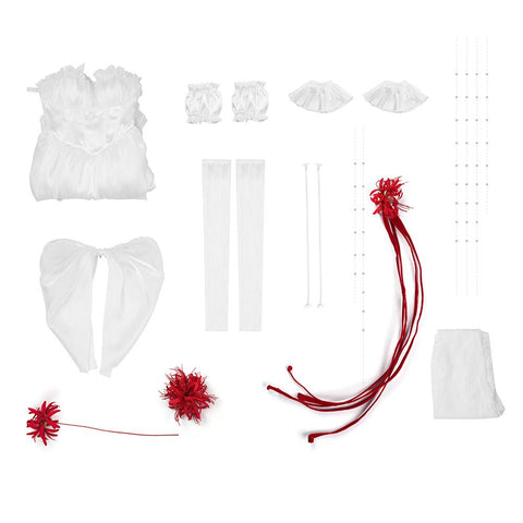 Wuthering Waves Floral Guard - Luocha Formal Ceremony Full Set Cosplay Costume - Coscosmos