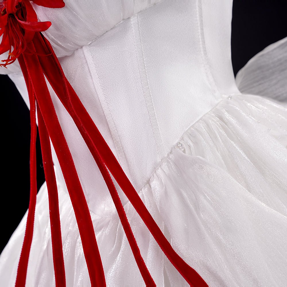 Wuthering Waves Floral Guard - Luocha Formal Ceremony Full Set Cosplay Costume - Coscosmos