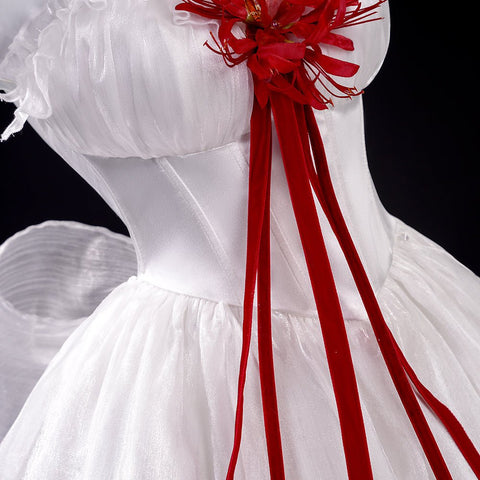 Wuthering Waves Floral Guard - Luocha Formal Ceremony Full Set Cosplay Costume - Coscosmos