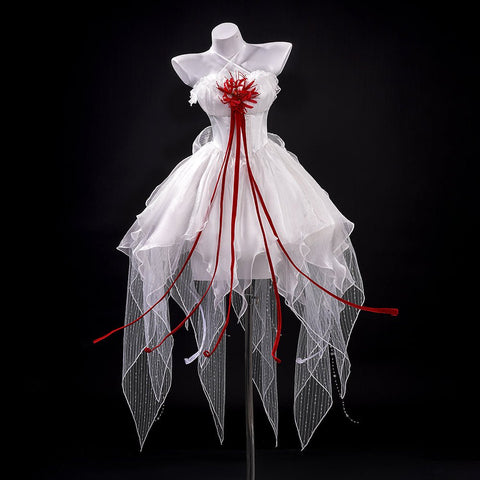 Wuthering Waves Floral Guard - Luocha Formal Ceremony Full Set Cosplay Costume - Coscosmos