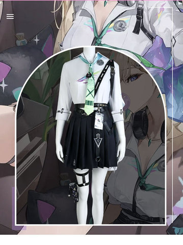 Wuthering Waves Linaria Cosplay Outfit, Full Set Anime Game Female Role Play Costume, Complete Wuthering Waves Cos Suit for Women - Coscosmos
