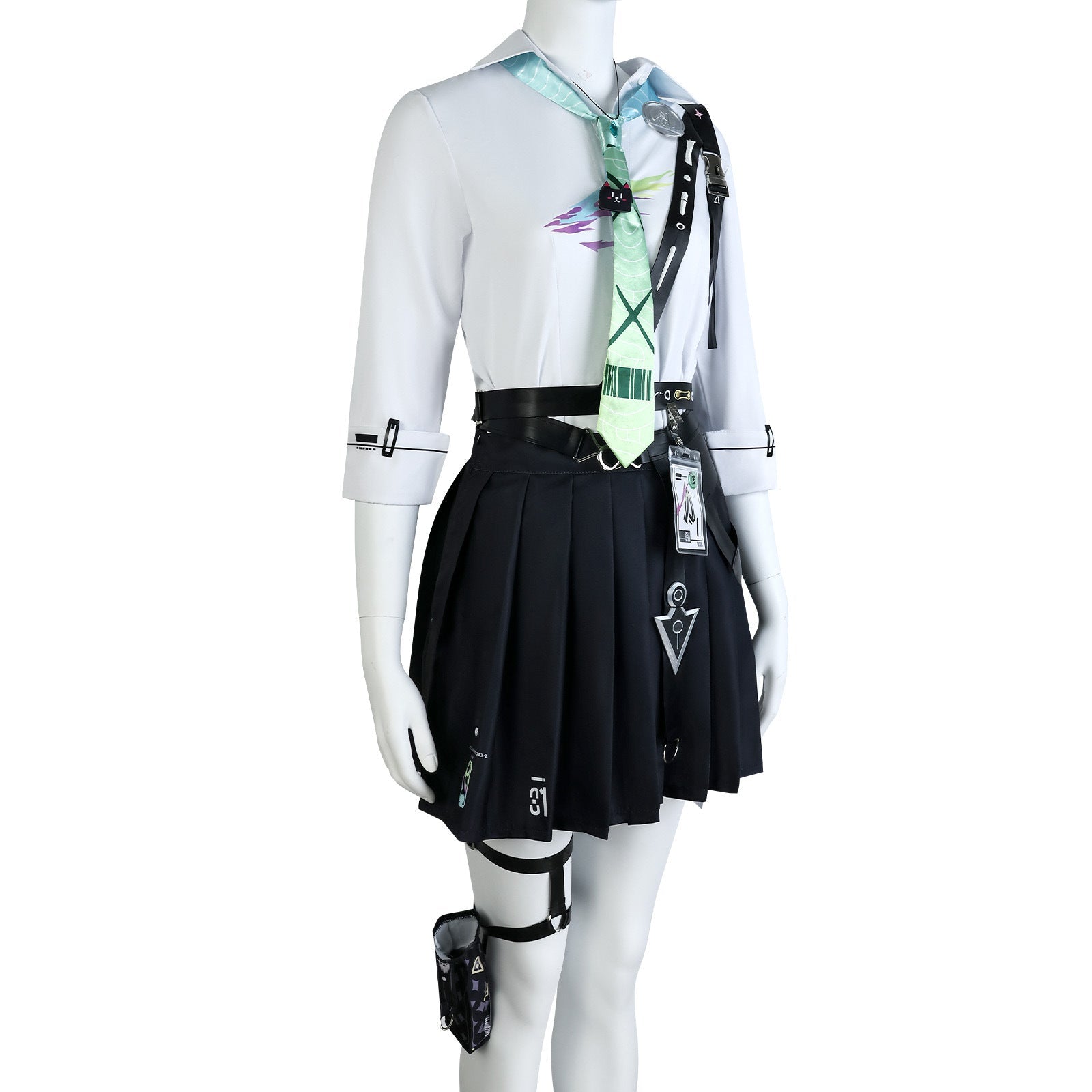 Wuthering Waves Linaria Cosplay Outfit, Full Set Anime Game Female Role Play Costume, Complete Wuthering Waves Cos Suit for Women - Coscosmos