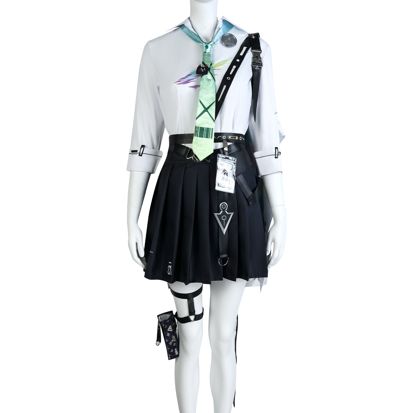 Wuthering Waves Linaria Cosplay Outfit, Full Set Anime Game Female Role Play Costume, Complete Wuthering Waves Cos Suit for Women - Coscosmos